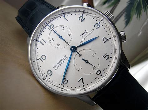 iwc white face blue hands|Introducing .